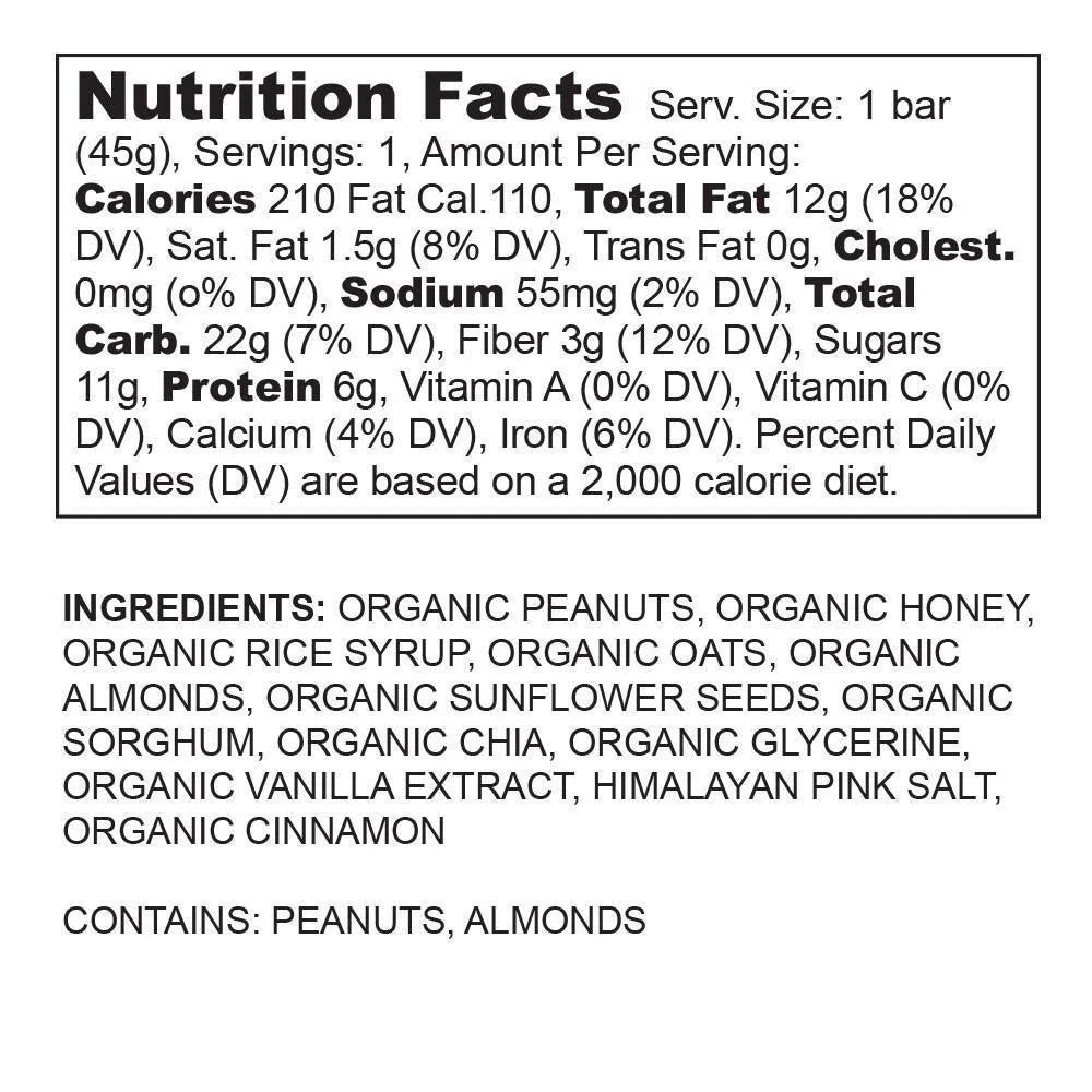 Base Performance Bars - Peanut Butter Almond Crisp - Fuel Goods