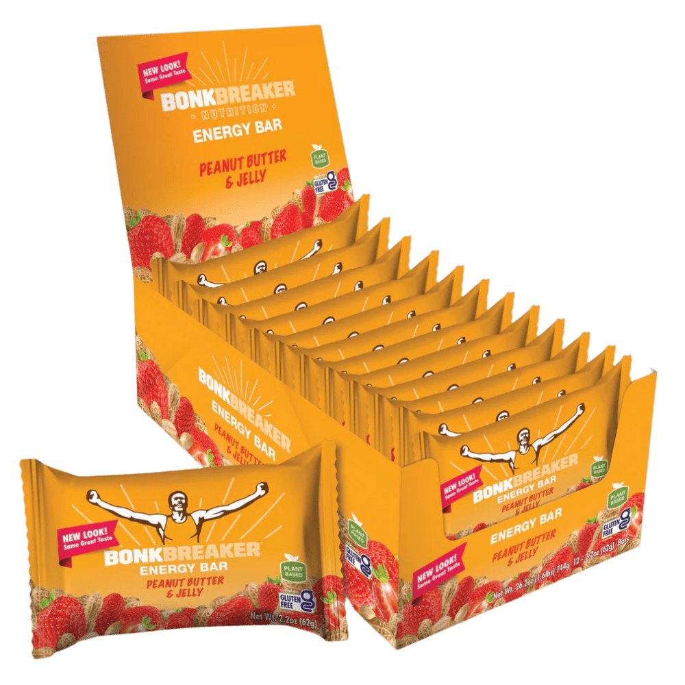 Bonk Breaker Energy Bars - Peanut Butter & Jelly - Fuel Goods