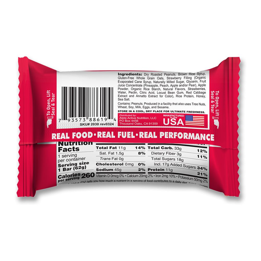 Bonk Breaker Plant Based Bars - Peanut Butter & Jelly - Fuel Goods