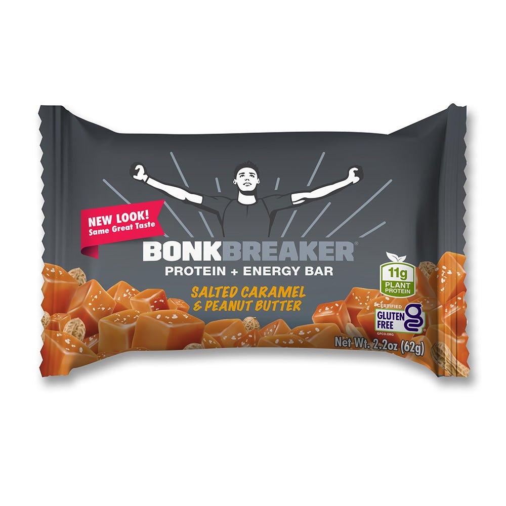 Bonk Breaker Plant Based Bars - Salted Caramel & Peanut Butter - Fuel Goods