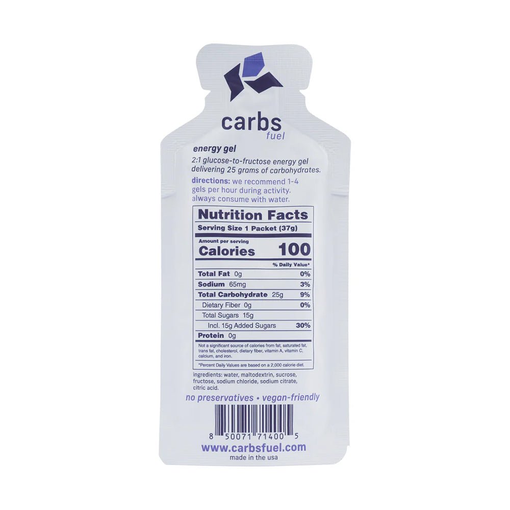 Carbs Fuel Energy Gel - Mini Original - Fuel Goods