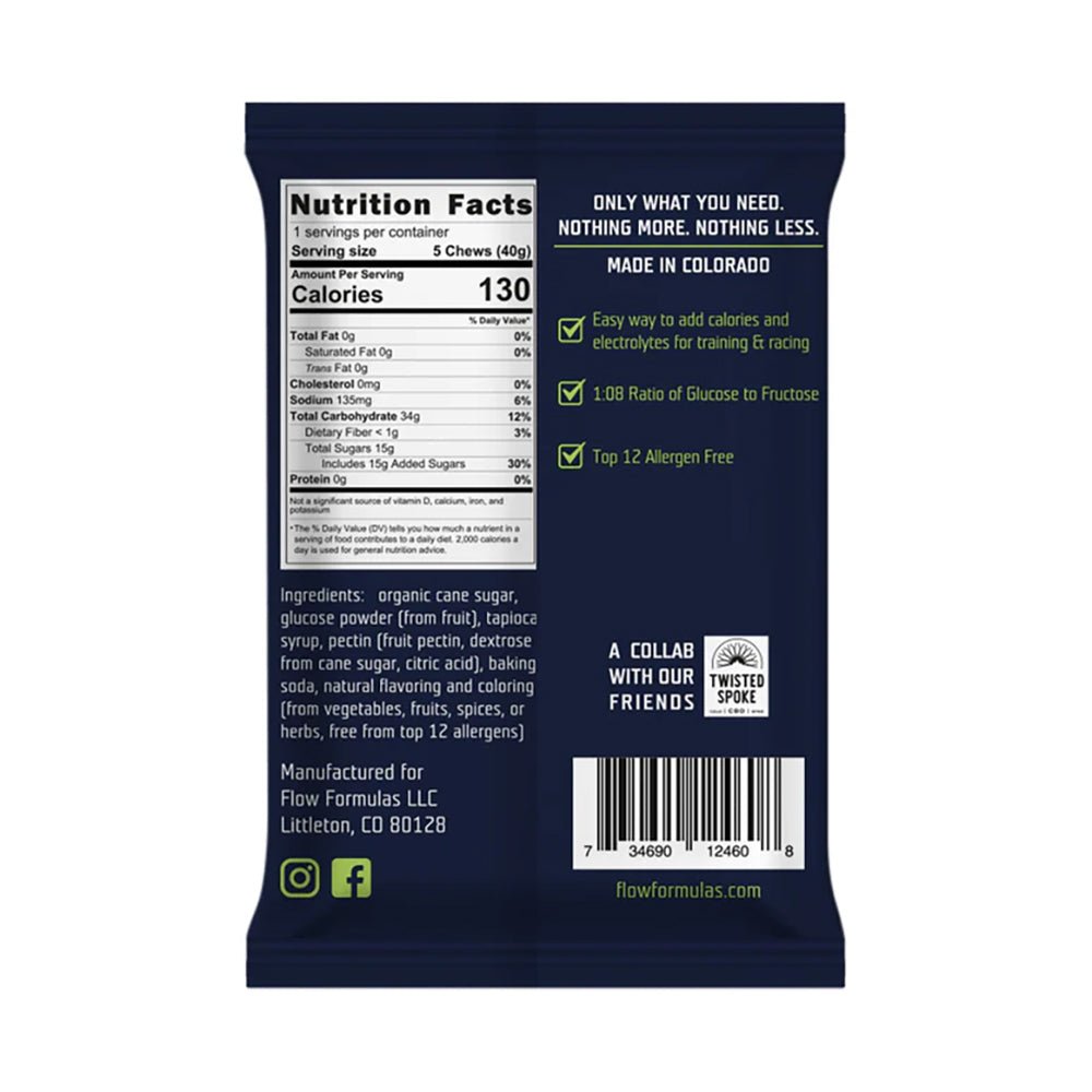 Flow Formulas Endurance Chews - Pineapple Passion Fruit - Fuel Goods