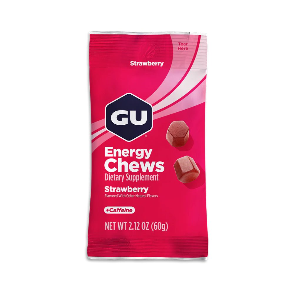 GU Energy Chews - Strawberry - Fuel Goods