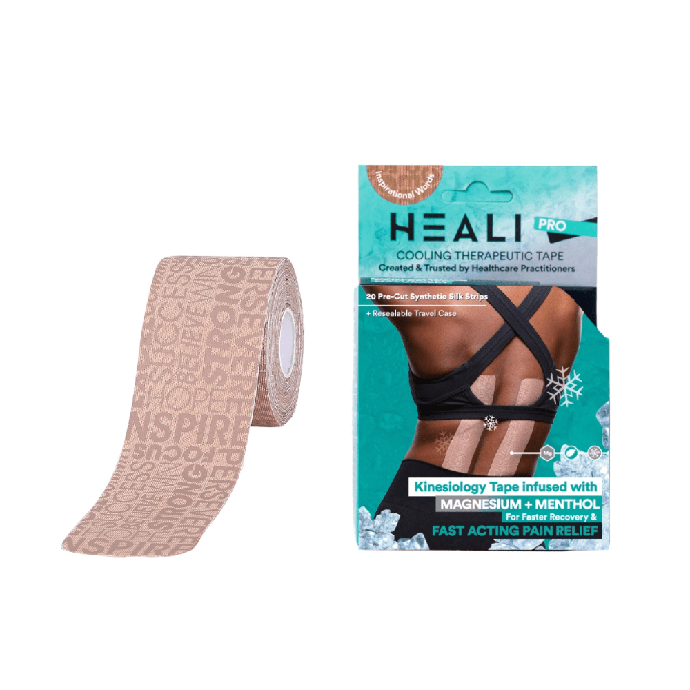 HEALI Cooling Therapeutic Tape - Beige - Inspirational Words - Fuel Goods