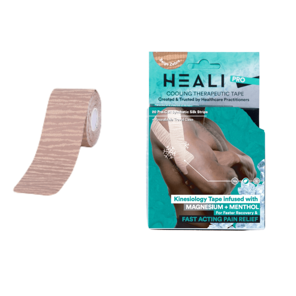 HEALI Cooling Therapeutic Tape - Nude - Zebra Design - Fuel Goods