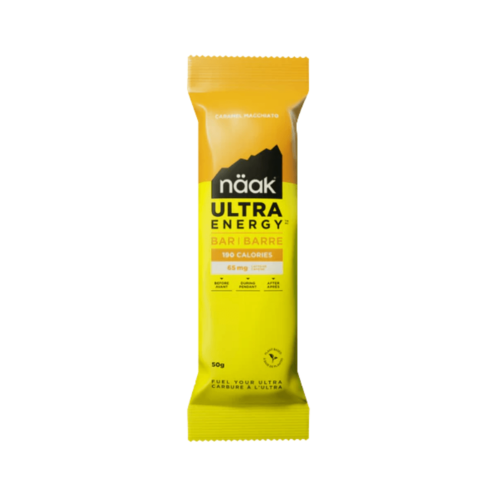 Naak Caffeinated Ultra Energy Bar - Caramel Macchiato - Fuel Goods