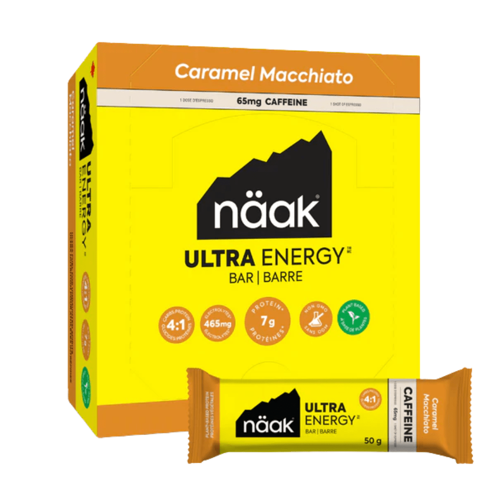 Naak Caffeinated Ultra Energy Bar - Caramel Macchiato - Fuel Goods