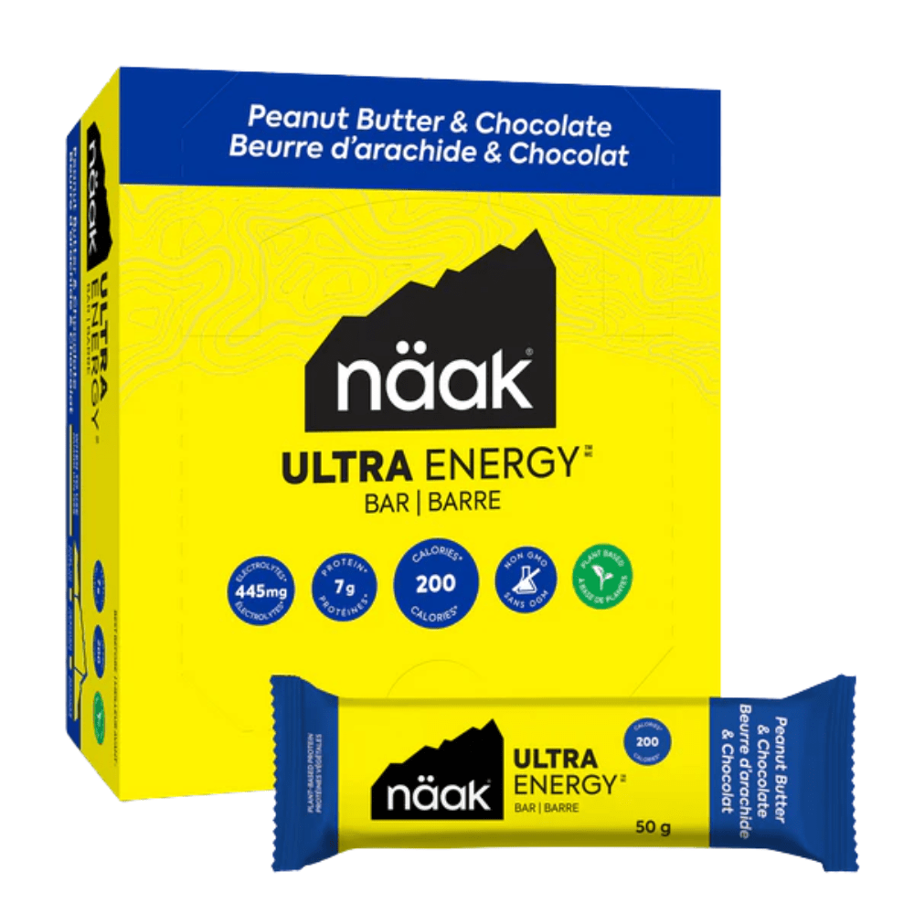 Naak Ultra Energy Bar - Peanut Butter and Chocolate - Fuel Goods
