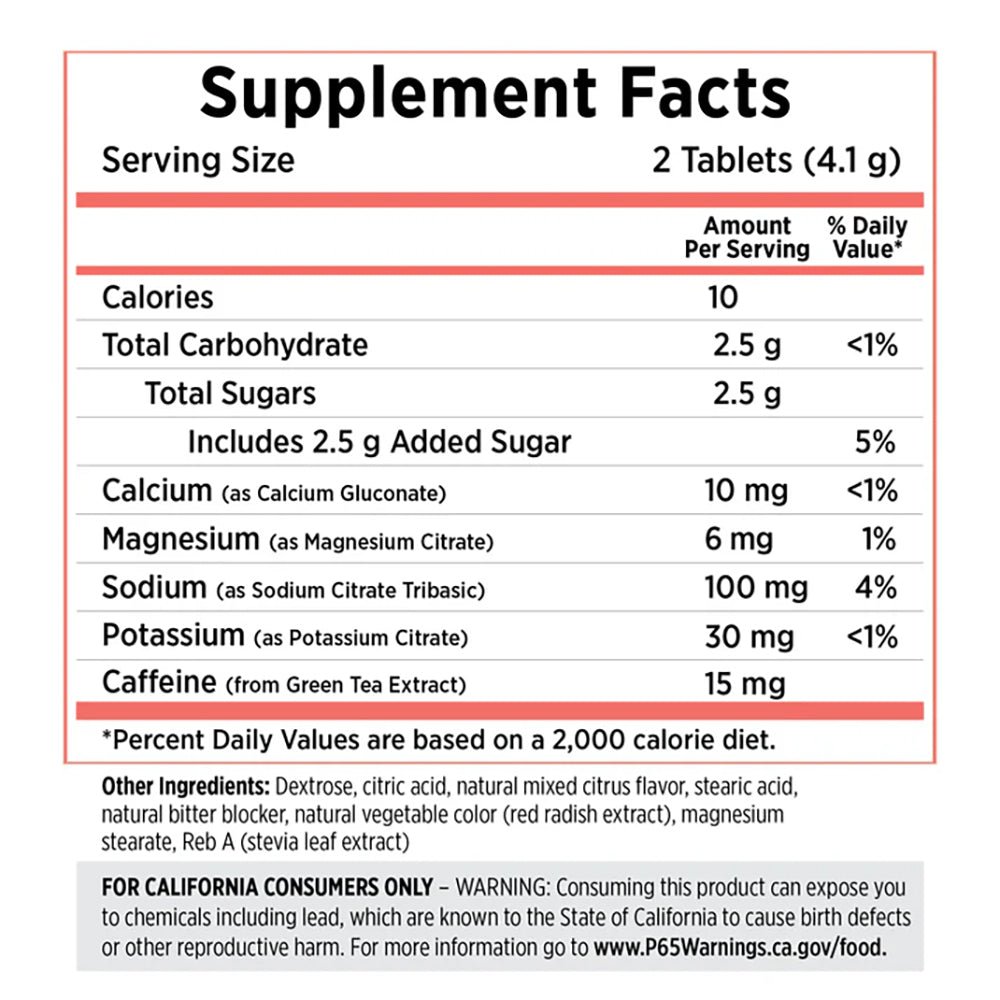 Salt Stick Fast Chews + Caffeine - Citrus Burst - Fuel Goods