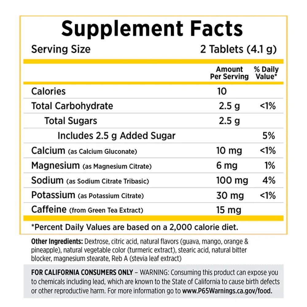 Salt Stick Fast Chews + Caffeine - Tropical Twist - Fuel Goods
