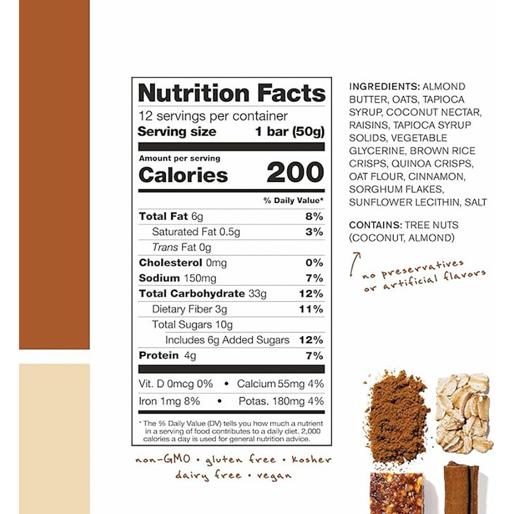 Skratch Labs Energy Bar - Cinnamon + Oatmeal - Fuel Goods