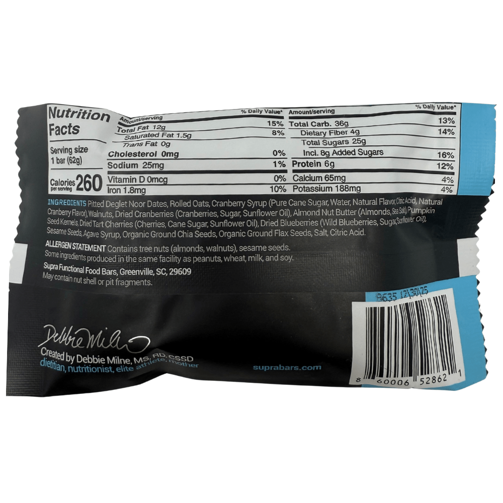 Supra Performance Nutrition Bars - Berry Good - Fuel Goods