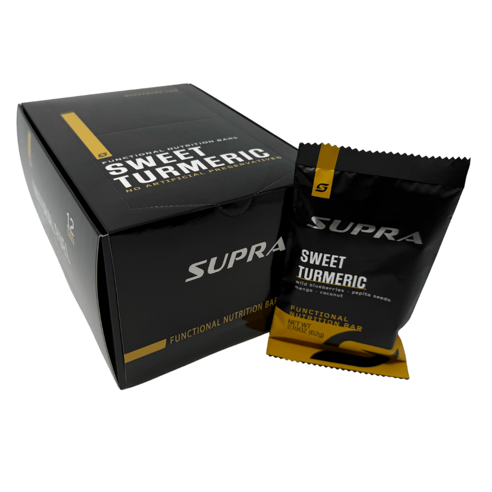 Supra Performance Nutrition Bars - Sweet Turmeric - Fuel Goods