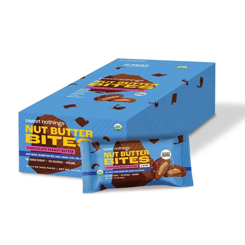Sweet Nothings Nut Butter Bites - Chocolate Peanut Butter - Fuel Goods