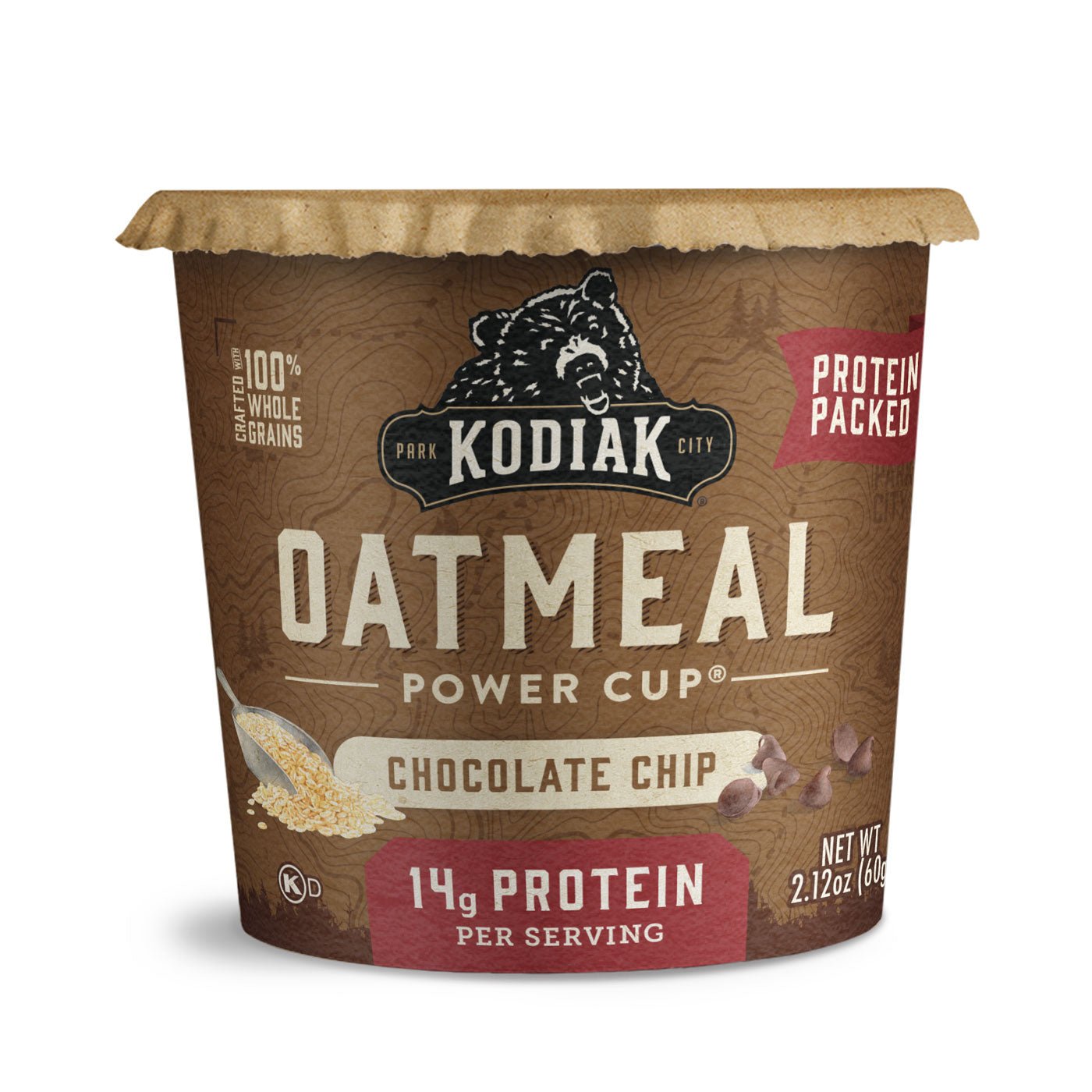 Kodiak Cakes Oatmeal Power Cup - Chocolate Chip - Fuel Goods