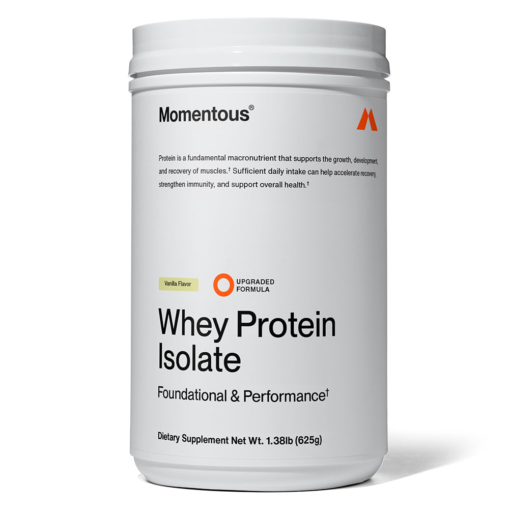 Momentous Grass Fed Whey Protein Isolate - Vanilla