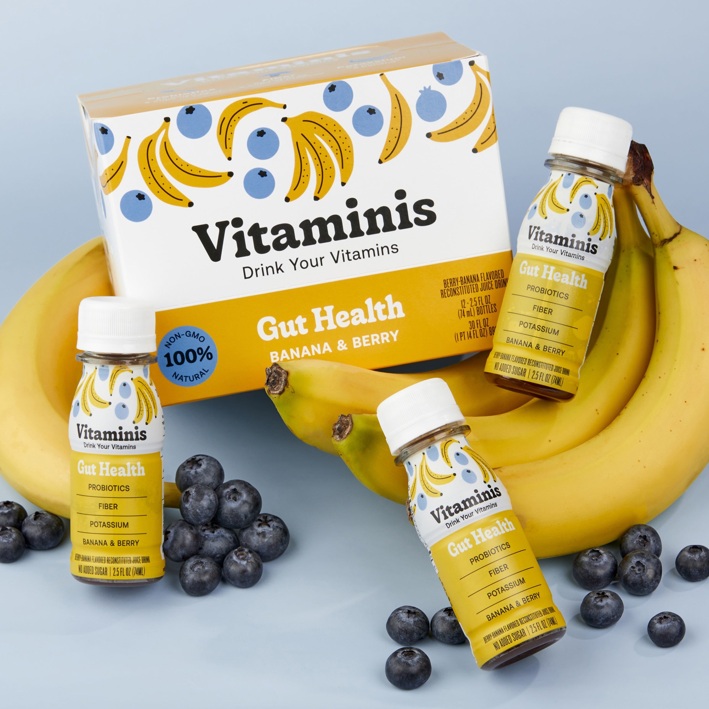 Vitaminis Gut Health Shot - Banana & Berries