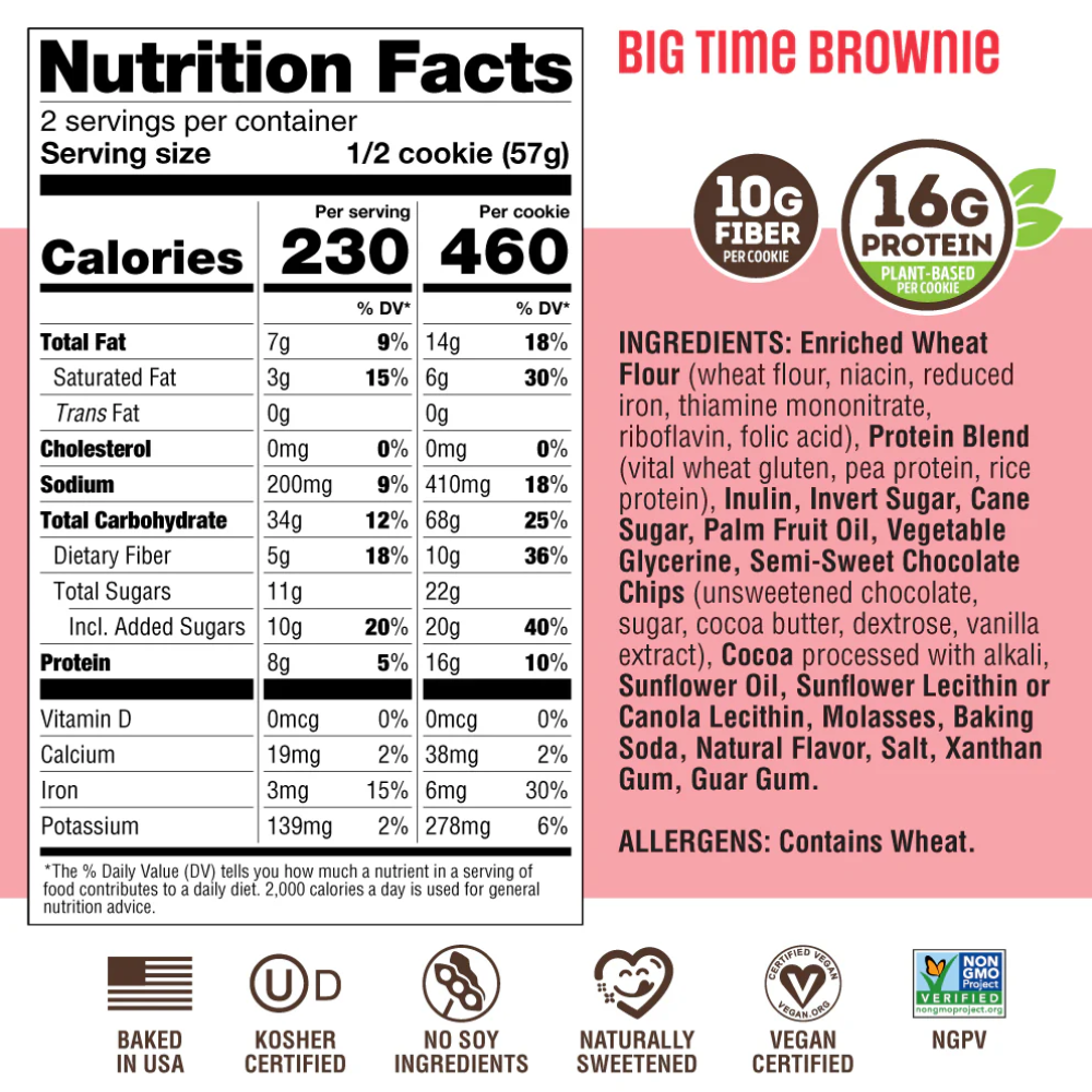 Lenny & Larry's Protein Cookie - Big Time Brownie