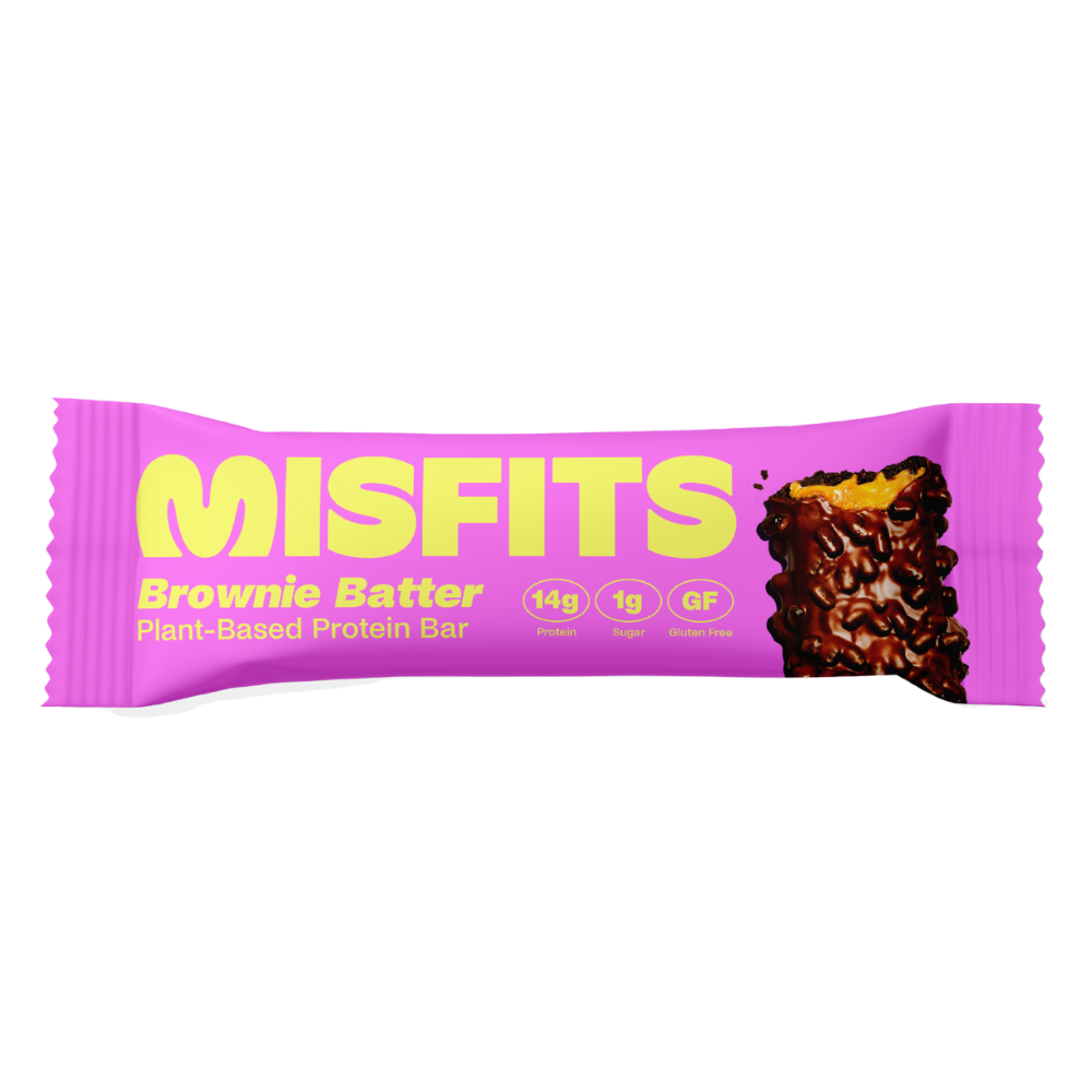 Misfits Plant Based Protein Bar - Brownie Batter