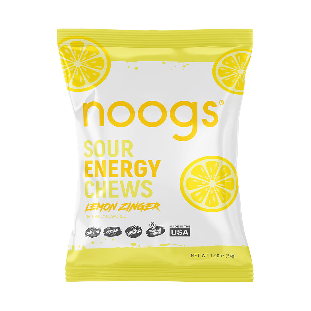 Noogs Sour Chews - Lemon Zinger Front Image