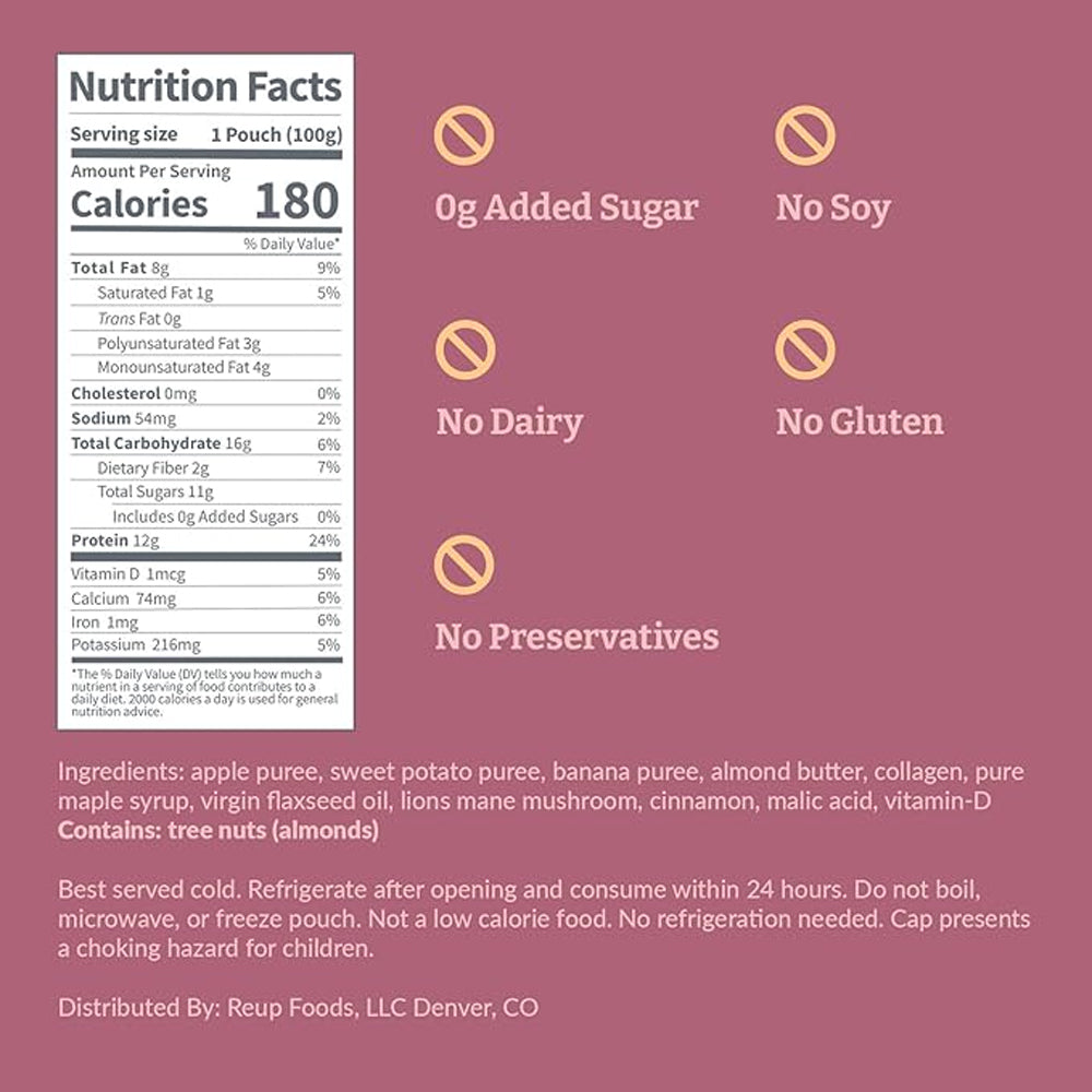 Reup Nutrition Facts