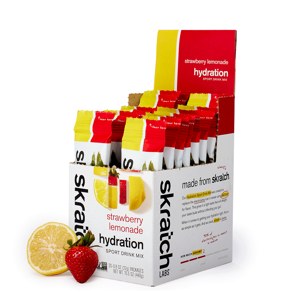 Skratch Sport Hydration - Strawberry Lemonade Box of 20