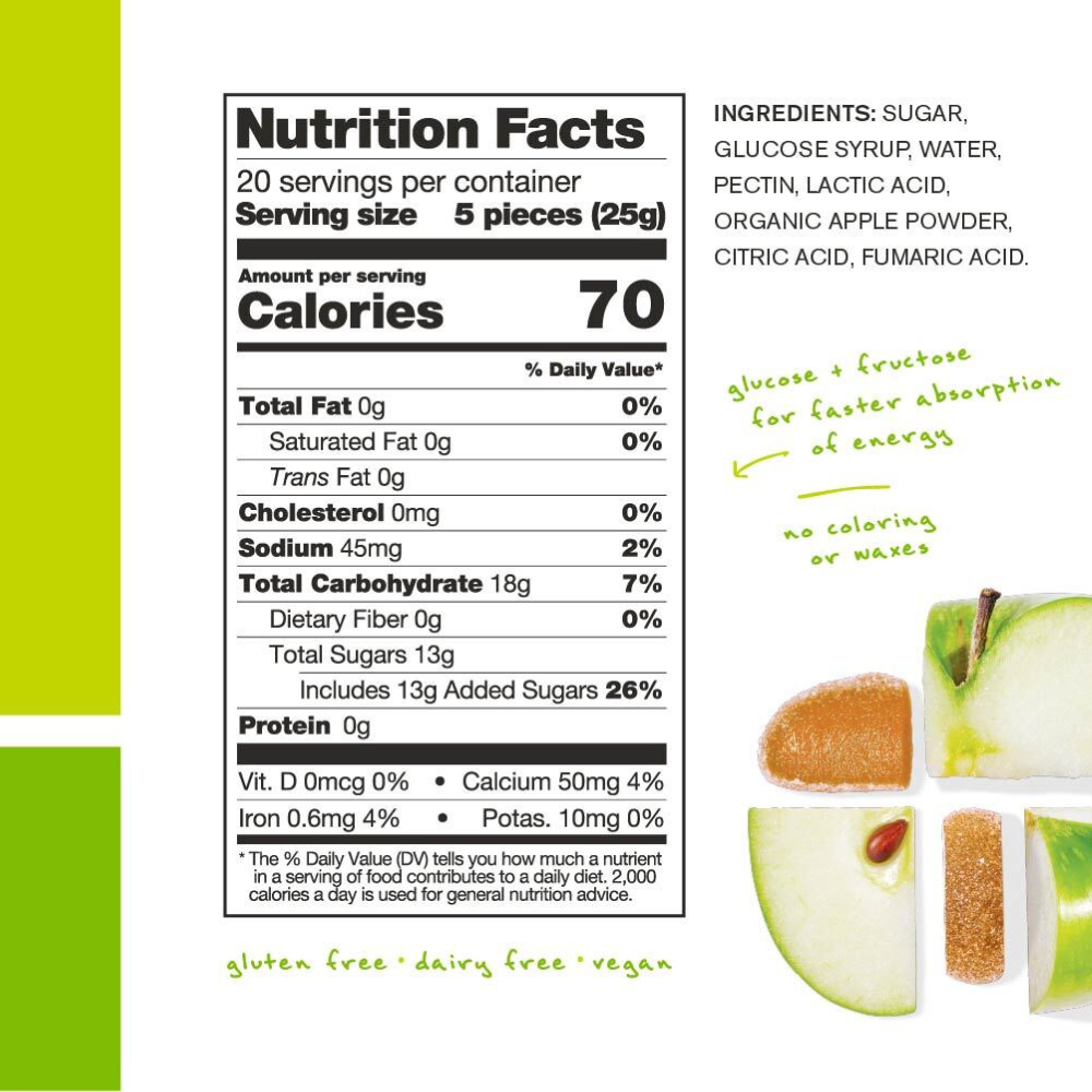 Skratch Labs Energy Chews - Sour Apple