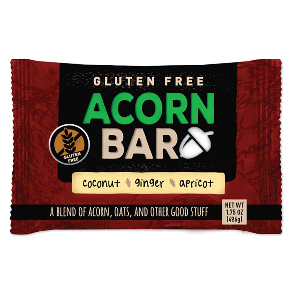 Acorn Bar - Coconut, Ginger, and Apricot - Fuel Goods