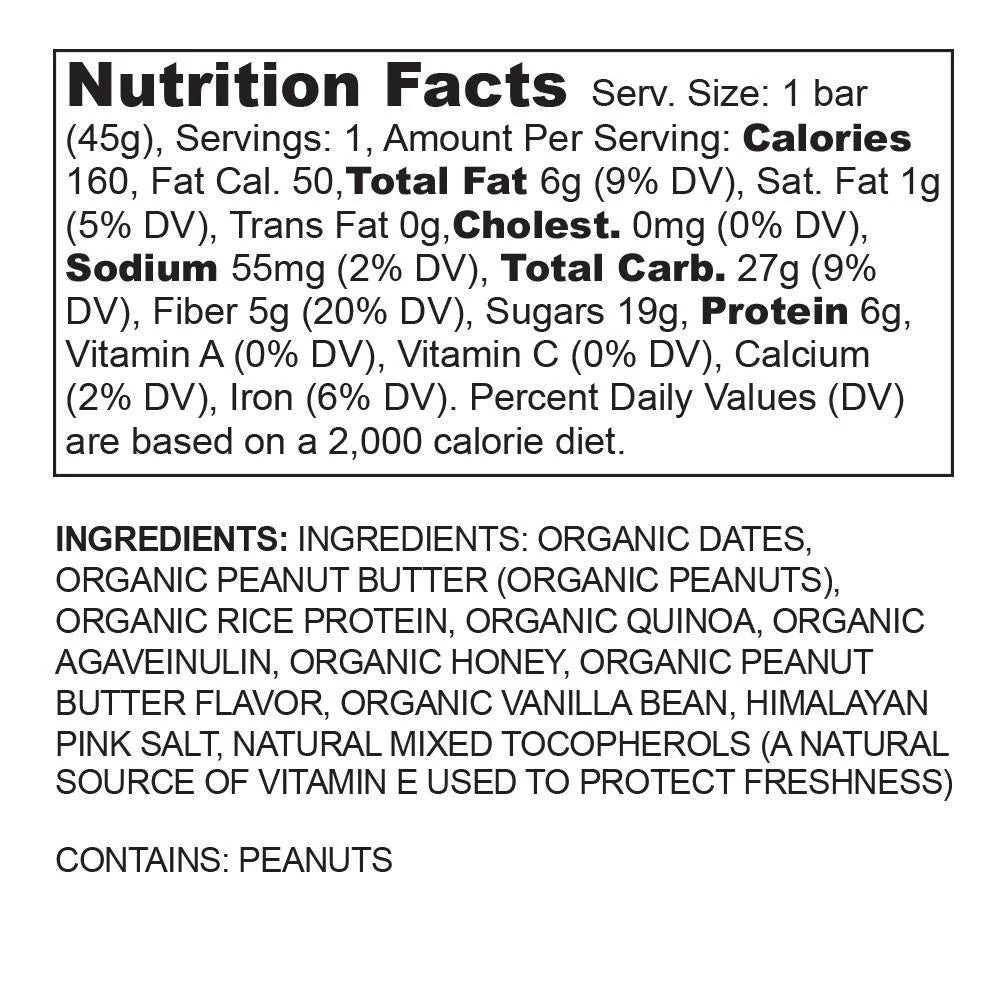 Base Performance Bars - Peanut Butter - Fuel Goods