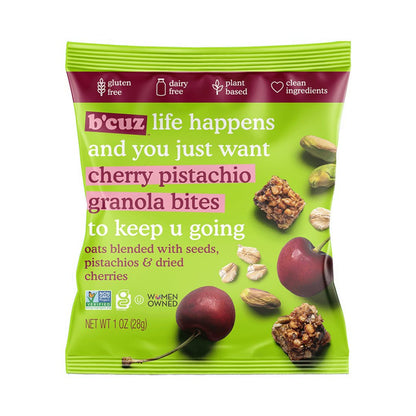 B'cuz Granola Bites - Cherry Pistachio - Fuel Goods