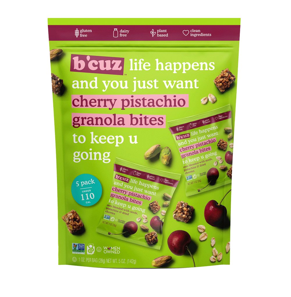 B'cuz Granola Bites - Cherry Pistachio - Fuel Goods