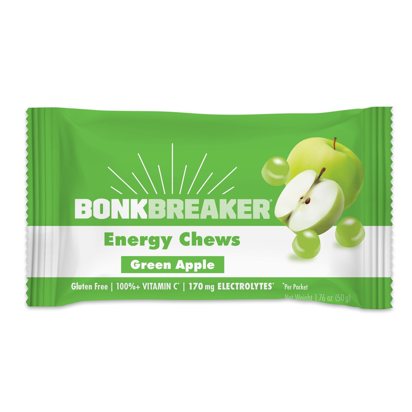 Bonk Breaker Energy Chews - Green Apple - Fuel Goods