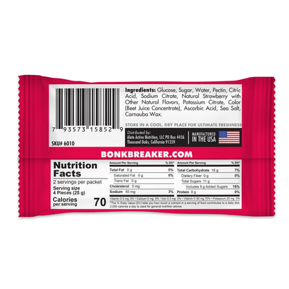 Bonk Breaker Energy Chews - Strawberry - Fuel Goods