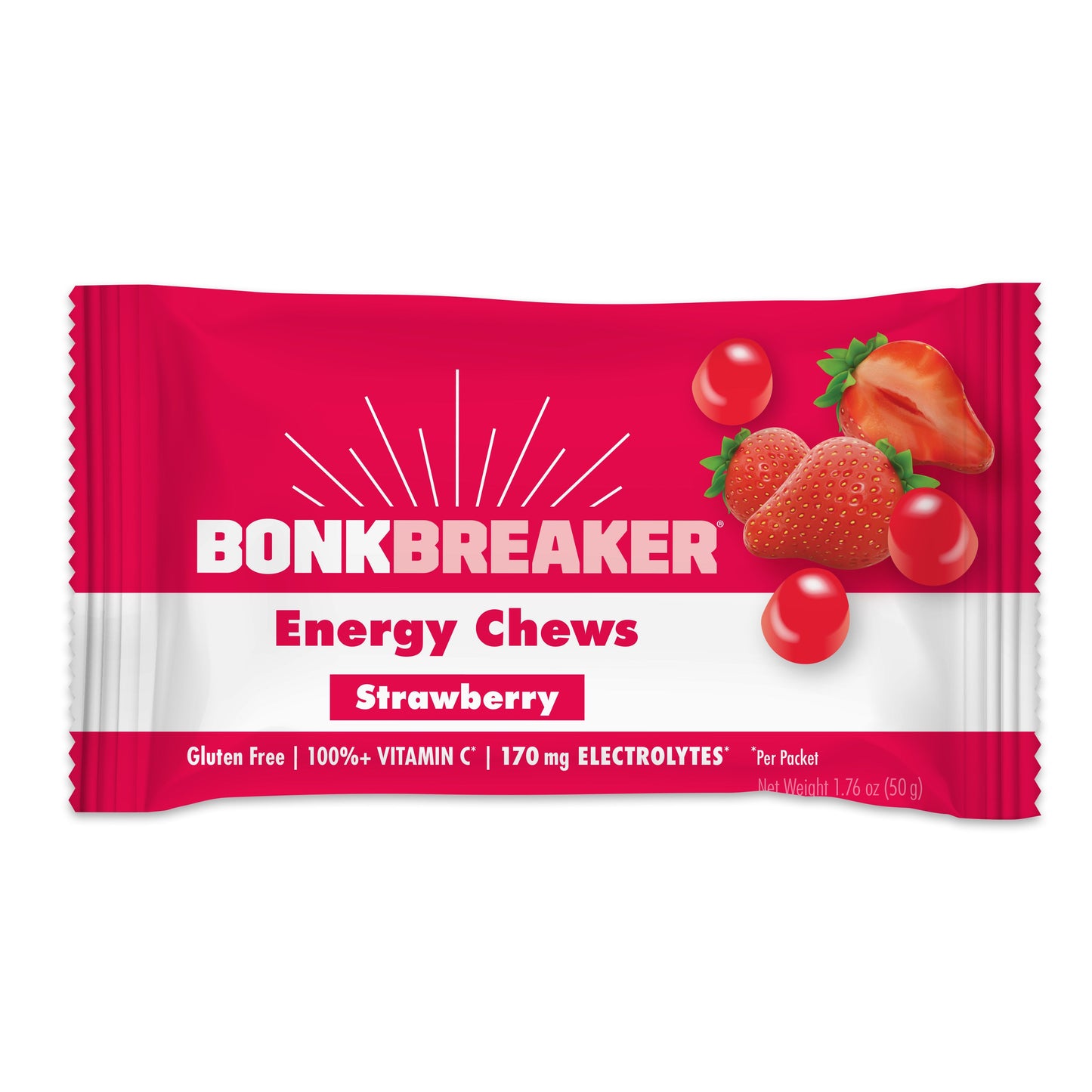 Bonk Breaker Energy Chews - Strawberry - Fuel Goods