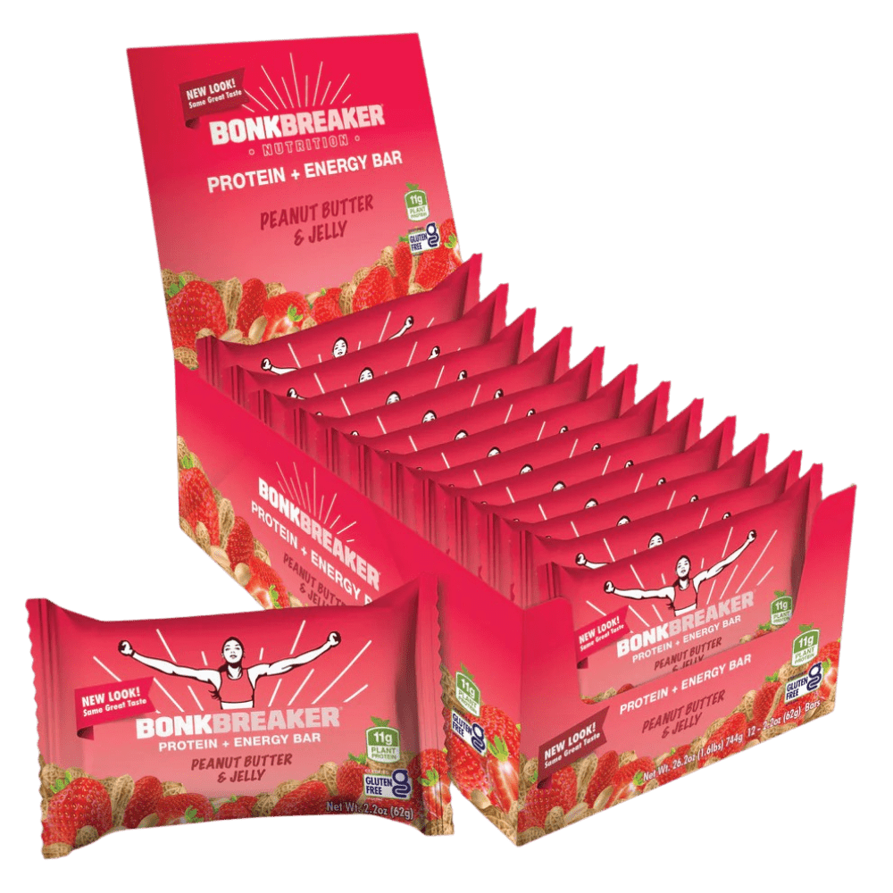 Bonk Breaker Plant Based Bars - Peanut Butter & Jelly - Fuel Goods