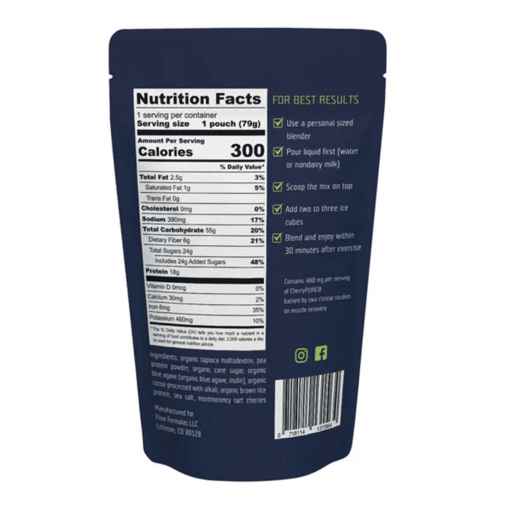 Flow Formulas - Recovery Drink Mix - Chocolate - Fuel Goods