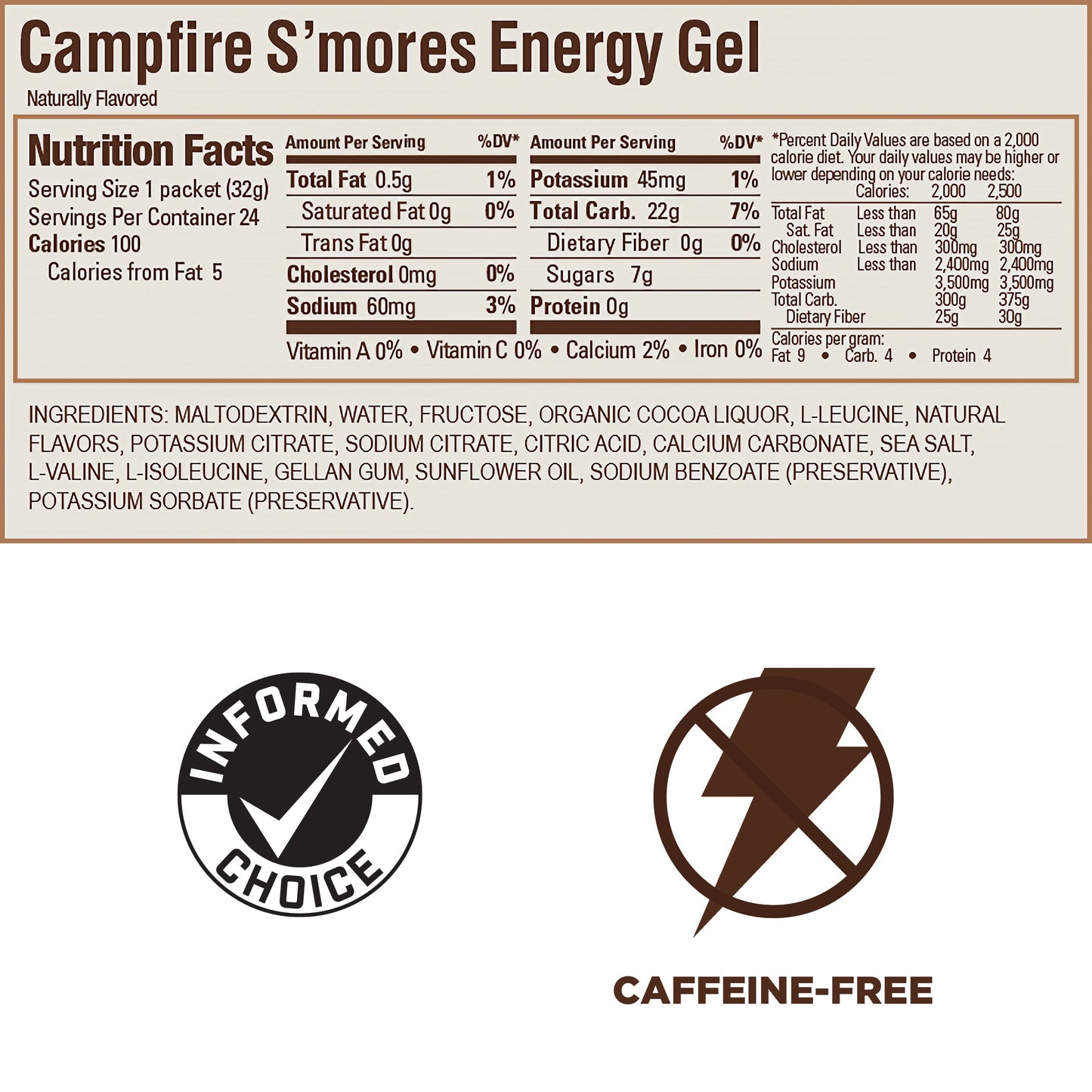 GU Energy Gel - Campfire S'mores - Fuel Goods