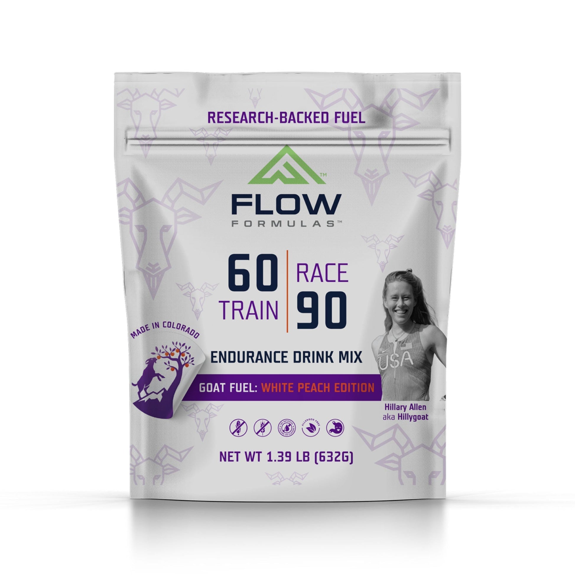 Hillary Allen Special Edition Endurance Bag 10 Serving - White Peach Edition - Fuel Goods