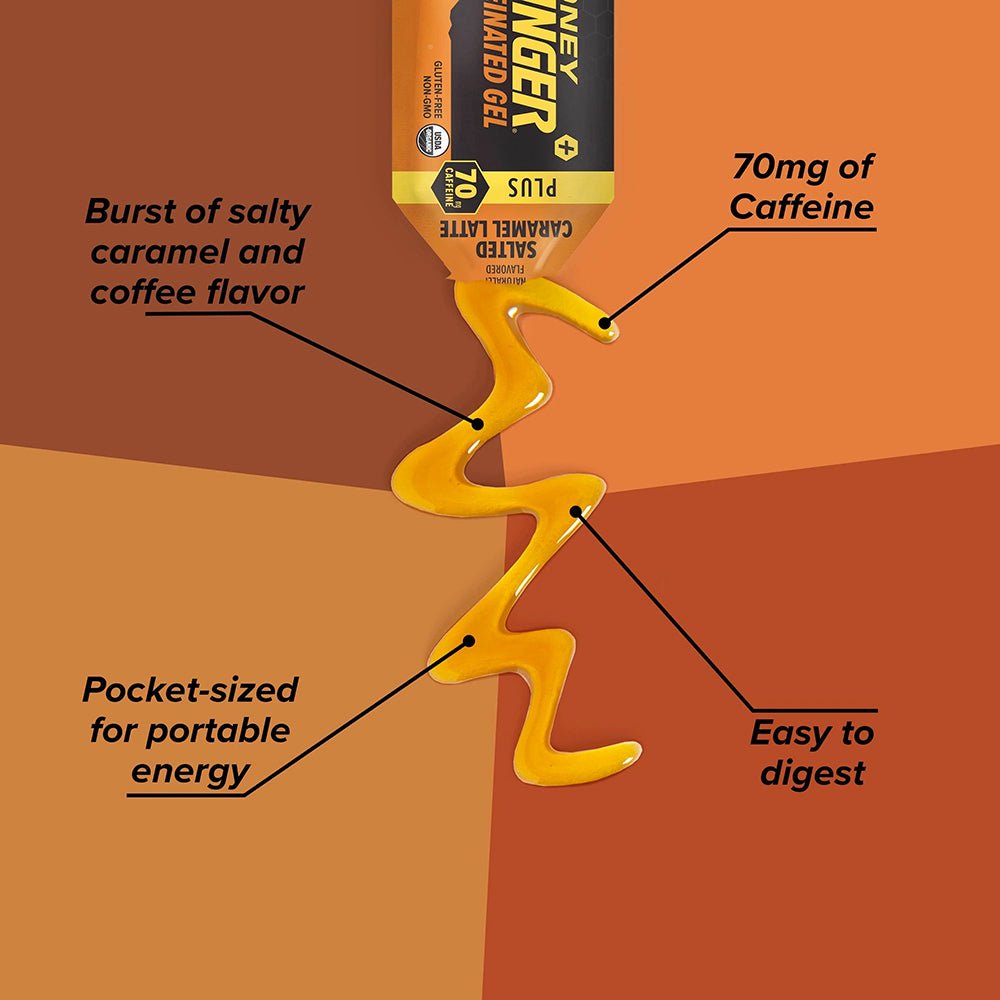 Honey Stinger Caffeinated Energy Gel - Salted Caramel Latte – Fuel