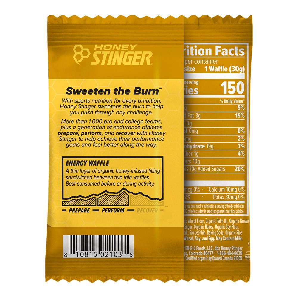 Honey Stinger Waffle - Honey - Fuel Goods