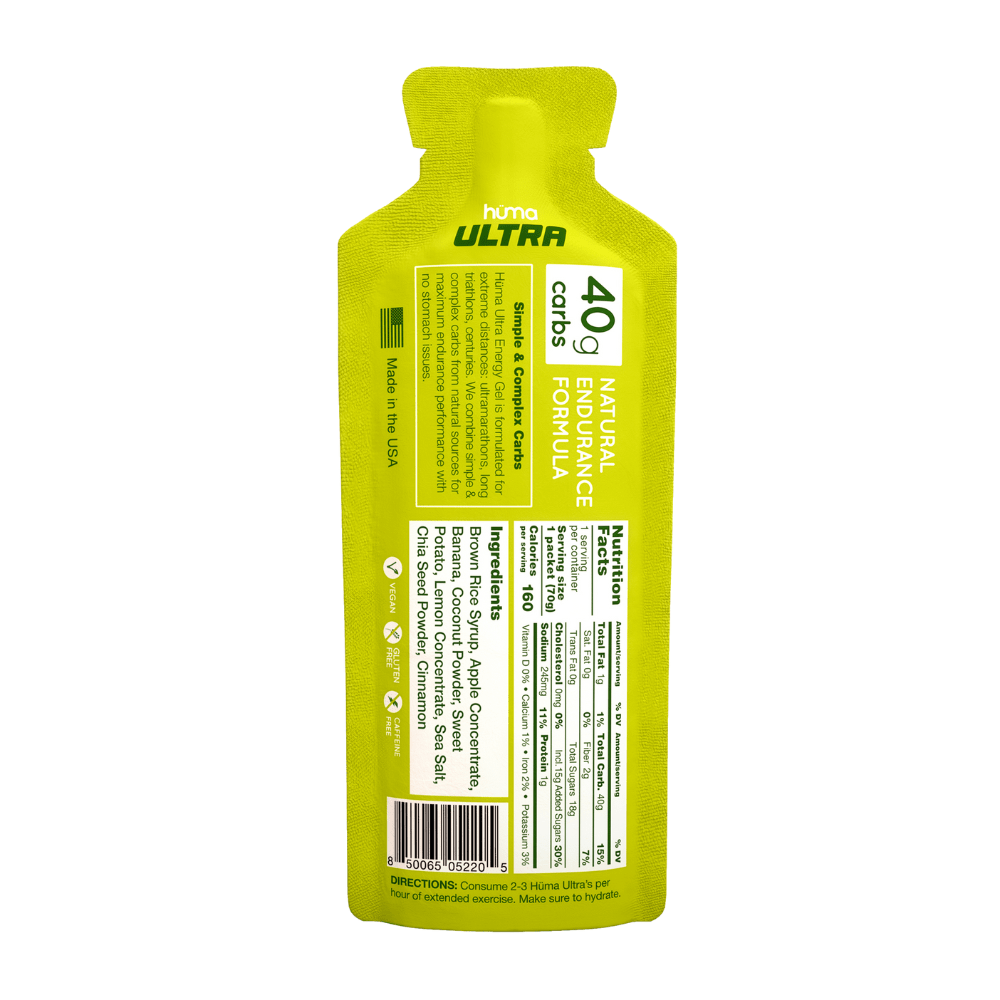 Huma Chia Energy Gel - Ultra Apple Pie - Fuel Goods