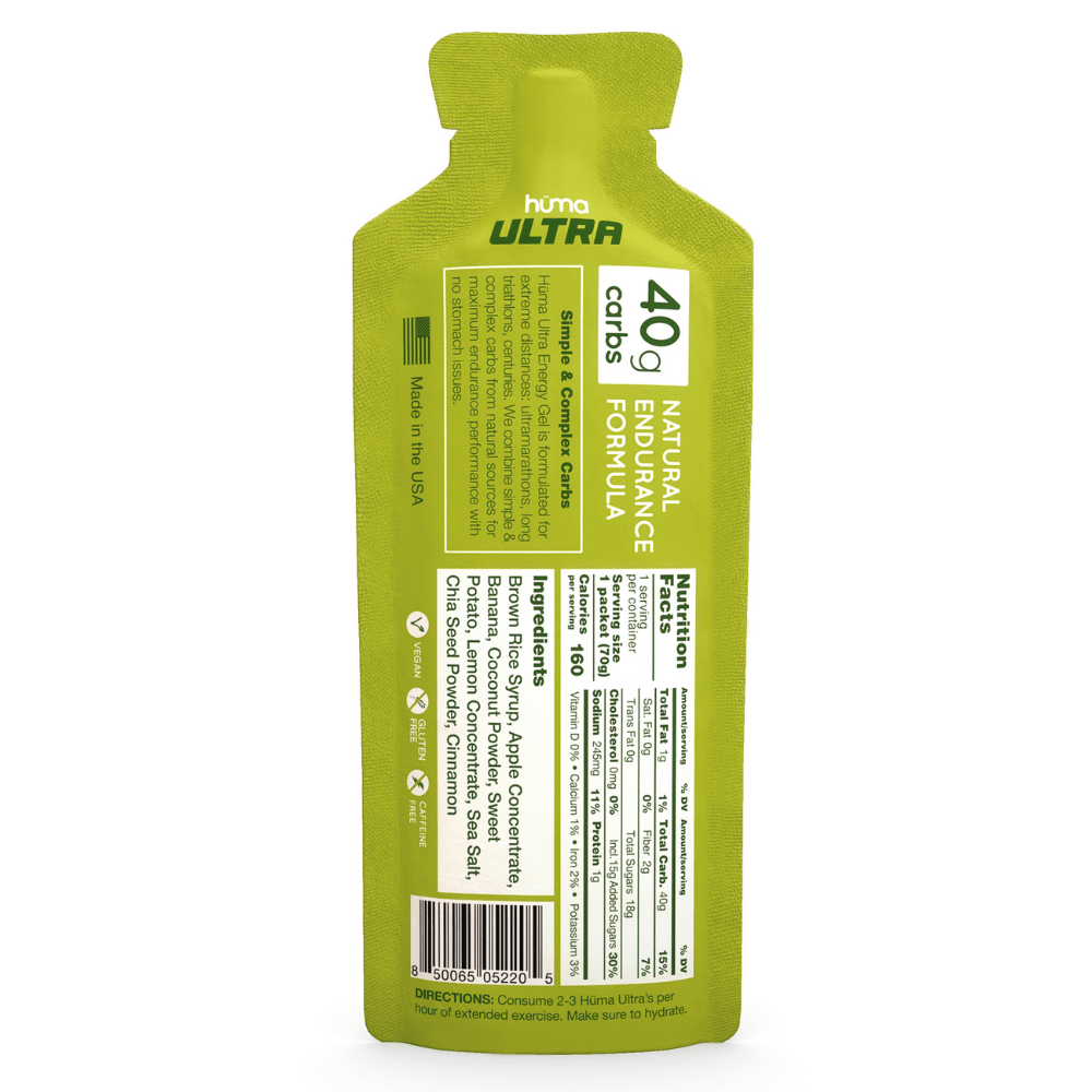 Huma Chia Energy Gel - Ultra Apple Pie - Fuel Goods