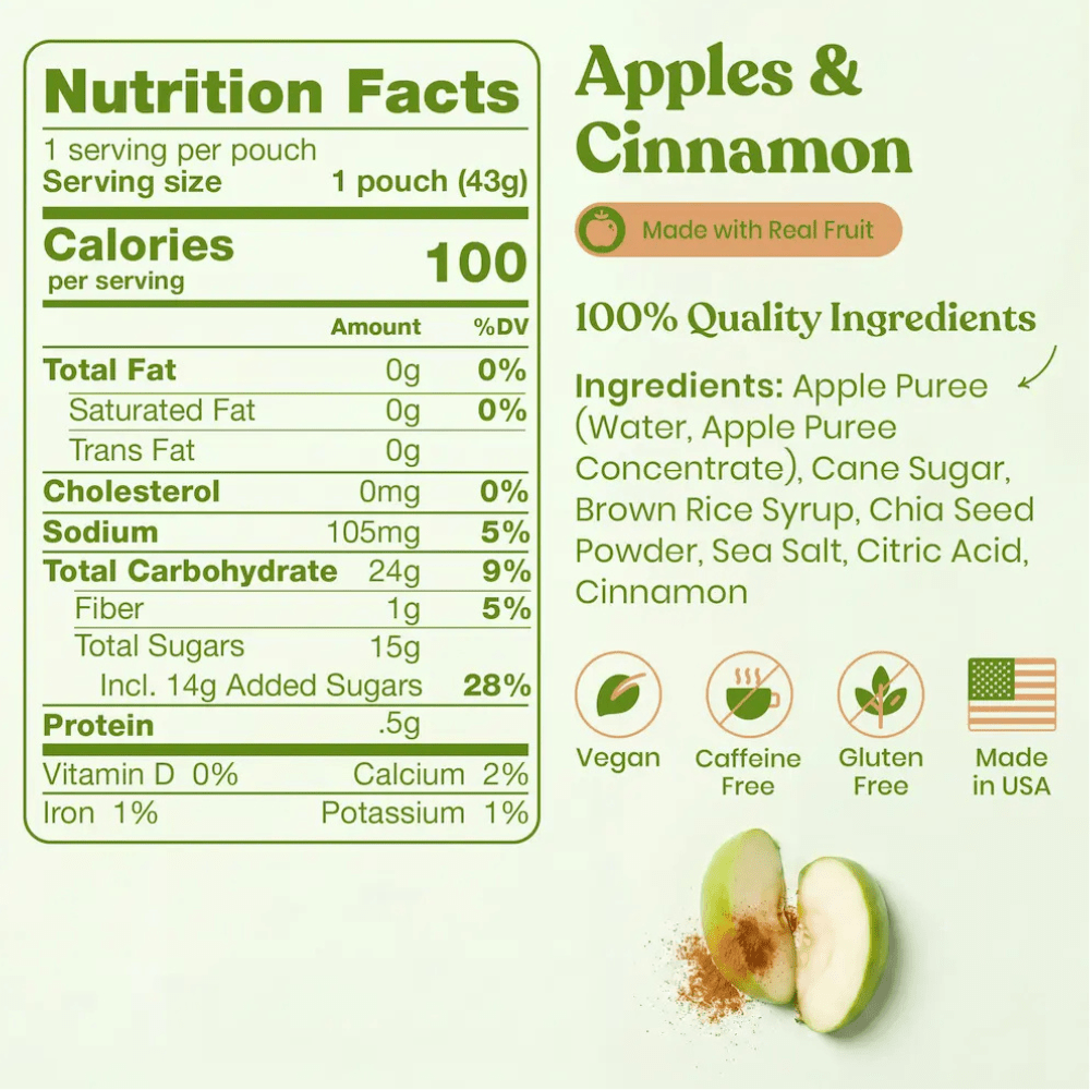 Huma Energy Gel - Apples & Cinnamon - Fuel Goods