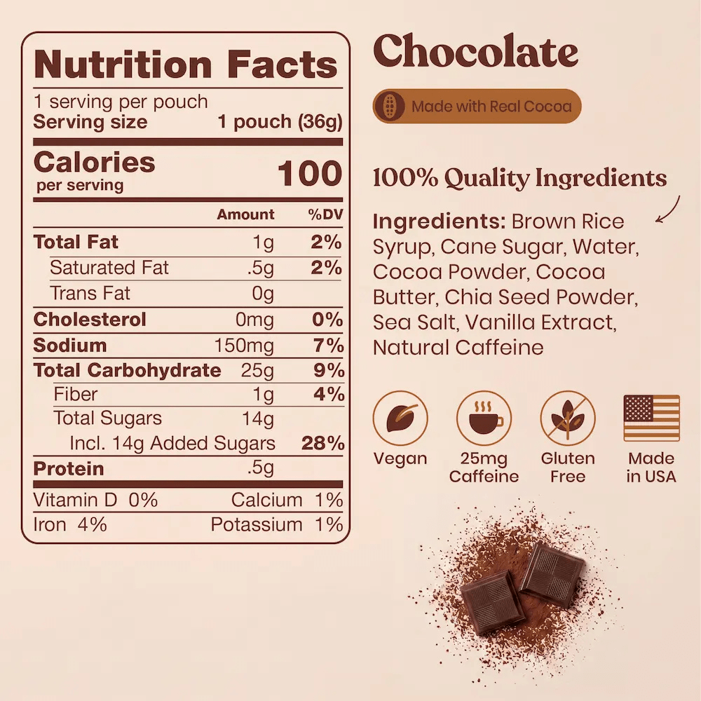 Huma Energy Gel - Chocolate - Fuel Goods