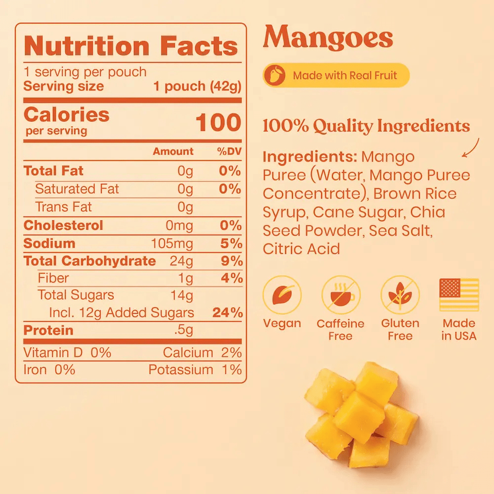 Huma Energy Gel - Mangoes - Fuel Goods