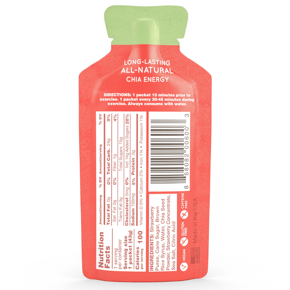 Huma Energy Gel - Strawberries - Fuel Goods