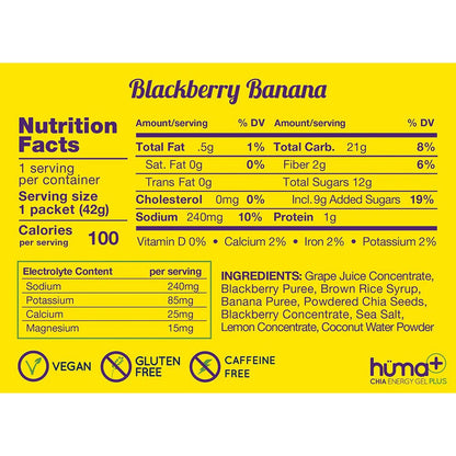 Huma Plus - Blackberry Banana - Fuel Goods