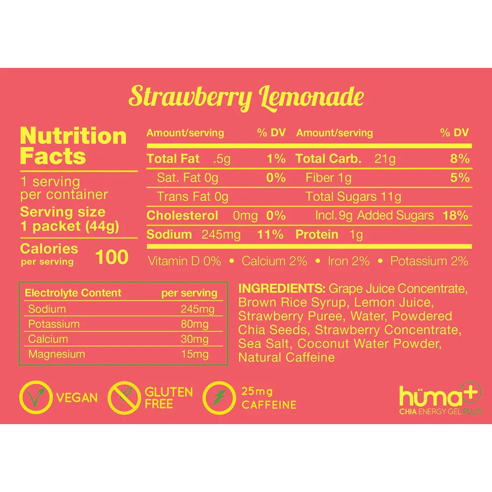 Huma Plus - Strawberry Lemonade - Fuel Goods