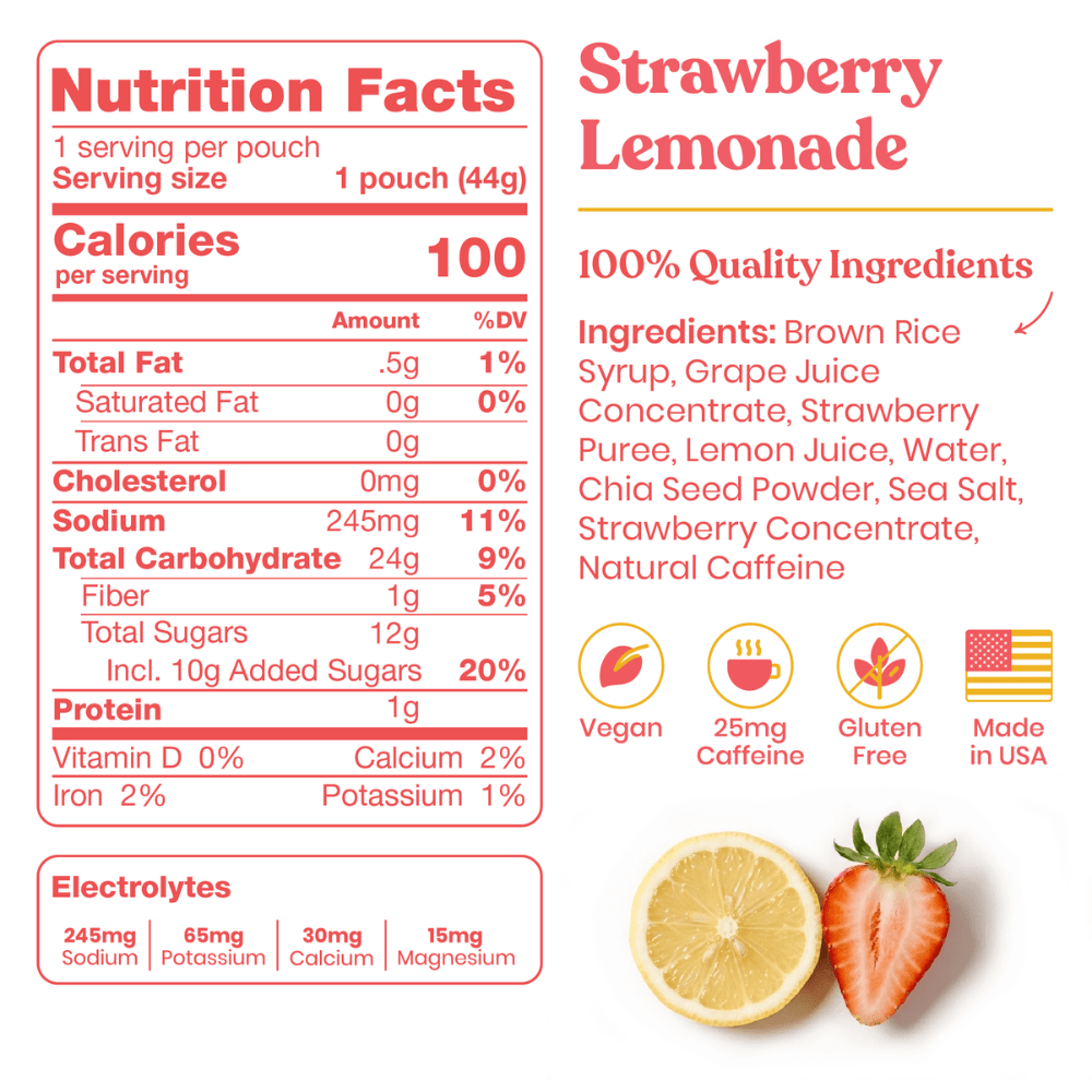 Huma Plus - Strawberry Lemonade - Fuel Goods
