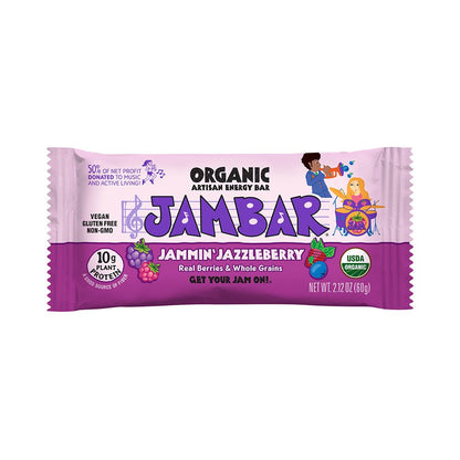 JamBar Artisan Energy Bar - Jammin' Jazzleberry - Fuel Goods